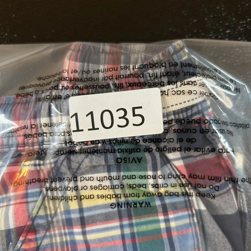Childrens Place Plaid‎ Shorts Casual Summer Outfit Drawstring Toddler 4T